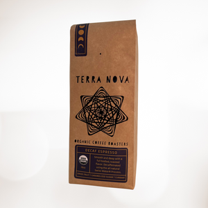 Terra Nova Decaf Espresso Coffee, 1 lb. Bag
