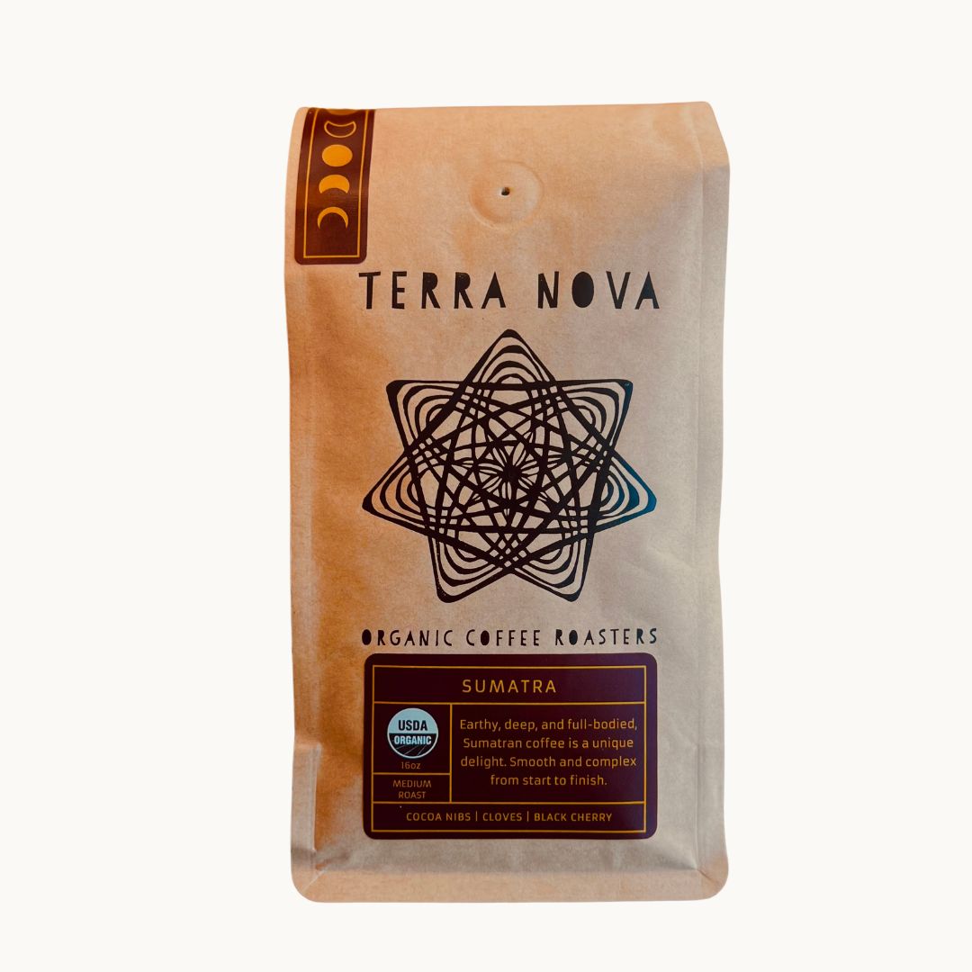 Sumatra is one of our best-selling single-origin coffees, and for good reason. Earthy, spicy, chocolatey, and rich, this full-bodied coffee is the perfect medium roast. Some even find it reminiscent of fine red wine. There’s a beautiful specialty coffee culture blooming in Sumatra, and we’re fortunate to get our coffee from enthusiastic cooperatives eager to share their expertise and love of good coffee. Freshly roasted. Packaged to order.