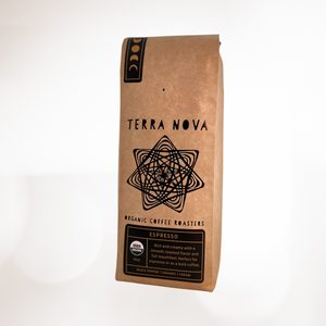 You don’t need an espresso machine to enjoy this full-bodied coffee! Espresso refers to how long the beans have been roasted. Though we created this dark roast blend for our espresso bar, we’ve come to love it as a pour-over and drip coffee as well. Get ready to enjoy its rich, smooth, toasted flavor and full mouthfeel. Freshly roasted and packaged to order.