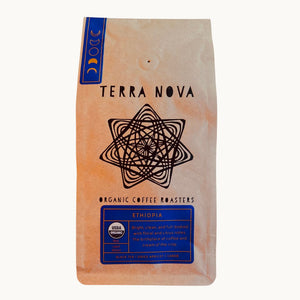 Ethiopia is the birthplace of coffee, and Yirgacheffe is the cream of the Ethiopian crop. This single-origin light roast is bright and smooth with a rich body, distinctive tropical floral and citrus notes, and a fragrant aroma. Ethiopian heirloom varietals are chosen from the forest and transplanted to small gardens, adding a layer of selection to the incredible complexity available among wild coffee plants. This coffee is a must-have for anyone who loves light roasts. Freshly roasted and packaged to order.