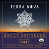 Decaf Espresso is smooth and deep with a full bodied, toasted flavor. Decaffeinated using the Swiss Water® Process. 