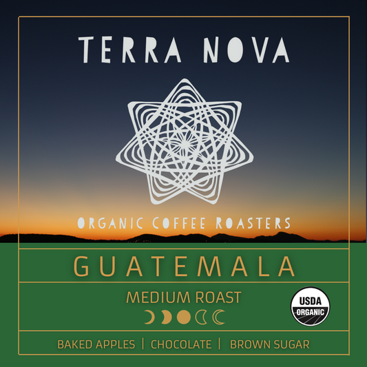 Guatemala is full-bodied, complex, and buttery, with hints of cacao and wine.