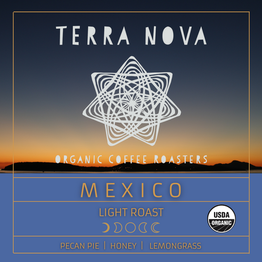 Mexico is bright and clean with medium body and sweet notes of fruit and nut. Single origin from Chiapas, Mexico. 