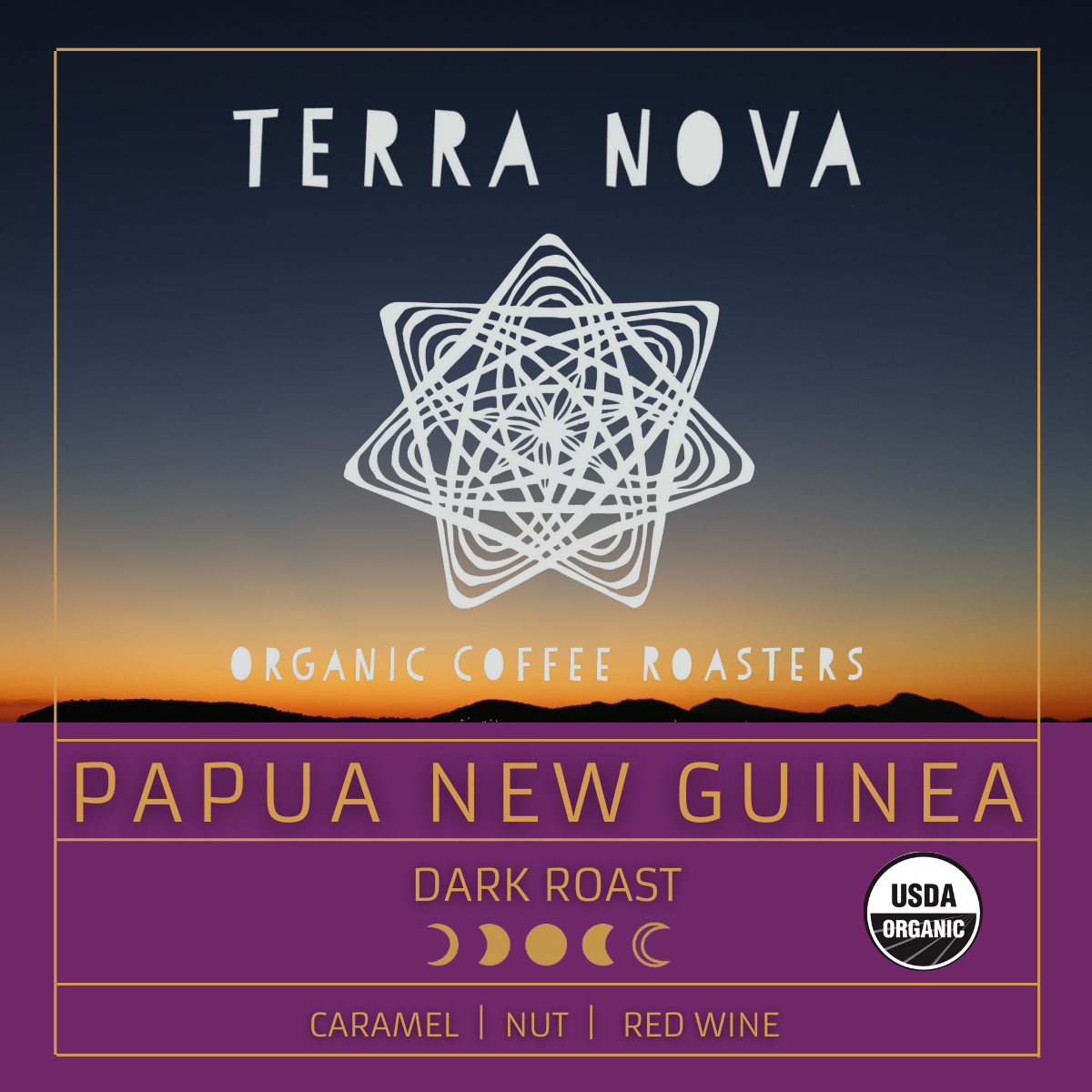 Papua New Guinea is round bodied and savory with a honeyed aroma and citrus undertone. From the Bena Bena Valley region of Papua New Guinea. 