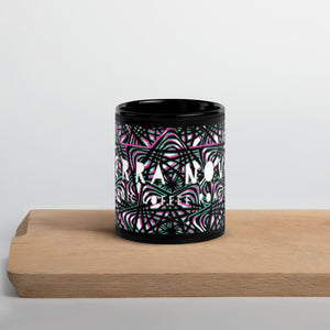 Colorful Ceramic Spirograph Coffee Mug